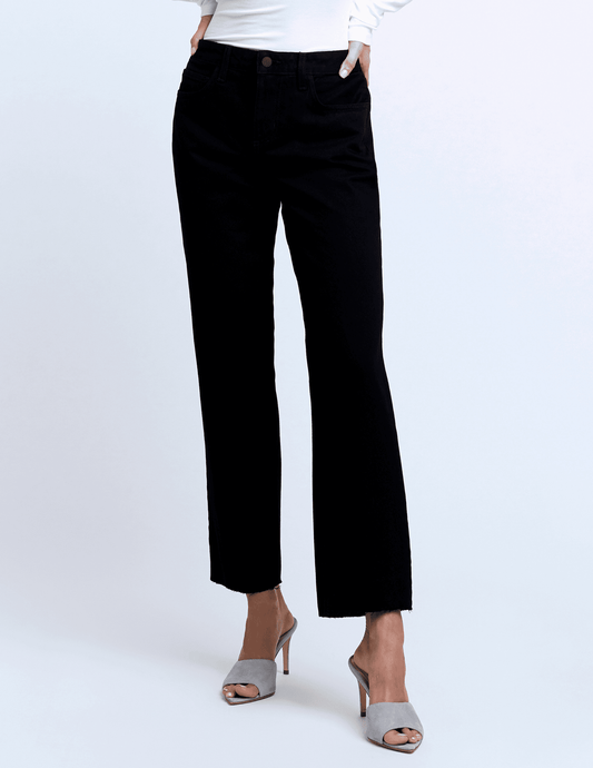 L'Agence Milana Low-Rise Straight Leg Jeans