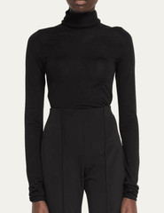 PRE-ORDER-A.L.C. Hayes Fine Merino Turtleneck Long Sleeve Top