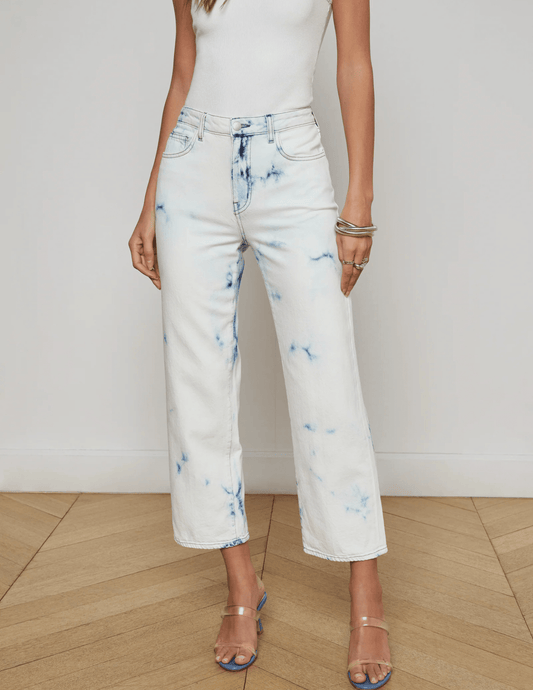L'Agence June High Rise Cropped Stovepipe Jean