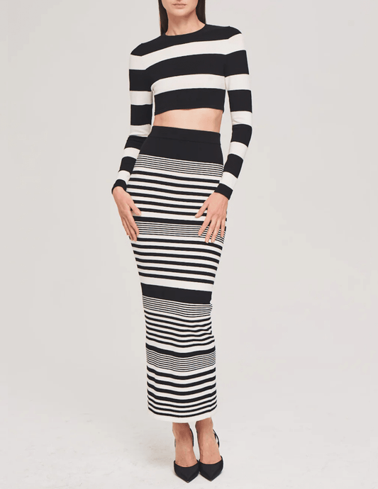 Ronny Kobo Tamika Knit Midi Skirt