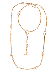 Austin Blaze Dainty Link Toggle Necklace 80cm