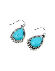 Austin Blaze Turquoise Drop Dangle Earring