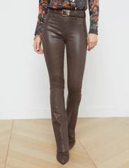 L'Agence Ruth High Rise Straight Coated Jean