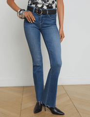 L'Agence Sneeki Low Rise Straight Leg Jean