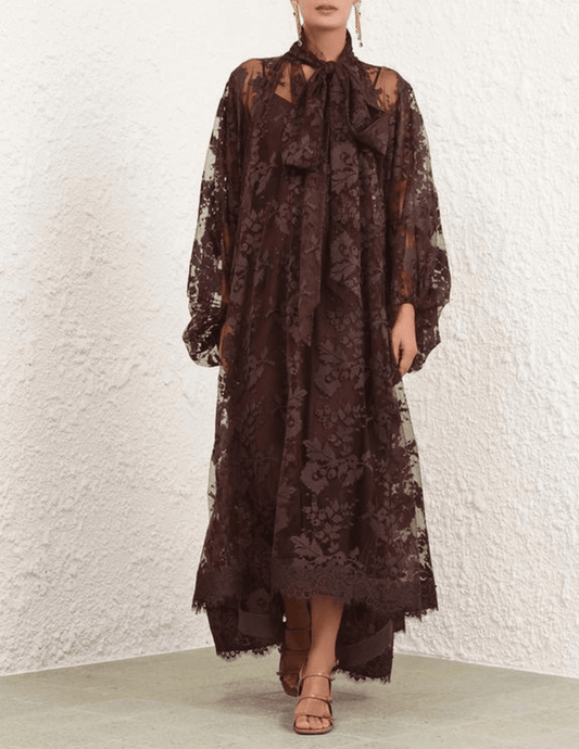 Zimmermann Illustration Lace Gown