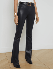 L'Agence Ruth High Rise Straight Coated Jean