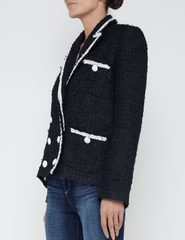 L'Agence Alectra Tweed Collared Jacket