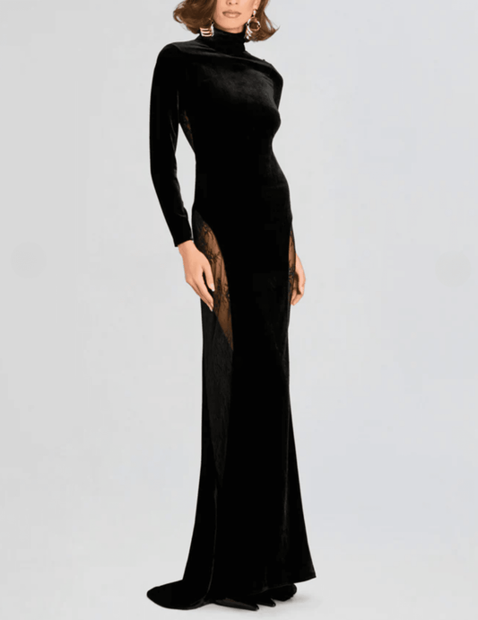 PRE-ORDER-Retrofête Amor Velvet Maxi Dress