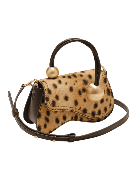 PRE-ORDER-Cult Gaia Kazia Nano Crossbody Bag in Cheetah