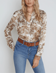 L'Agence Tyler Long Sleeve Blouse