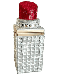 Fleur de Camélia Marilyn Crystal Lipstick Clutch