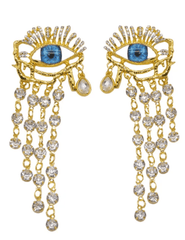 Fleur de Camélia - Fleur de Camélia Surrealist Eye Drop Earrrings - Buy Online