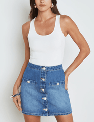 L'Agence Adira Scoop Neck Tank