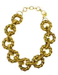 Fleur de Camélia Chunky Twisted Chain Necklace