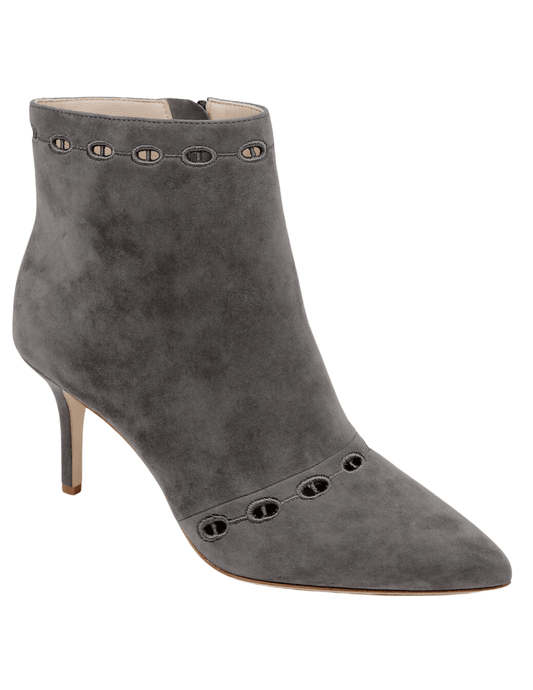 L'Agence Chantae Suede Heel Bootie