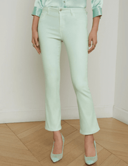L'Agence Tati Coated Cropped Micro Boot Coated Jean