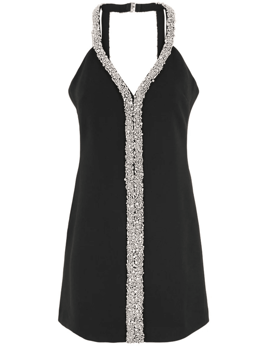 Simkhai Davia Embellished V-Neck Mini Dress