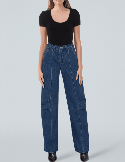 L'Agence Brynlee Short Sleeve Scoop Neck Tee