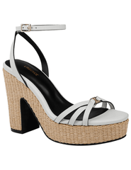PRE-ORDER- L'Agence Genevra Woven Platform Sandal