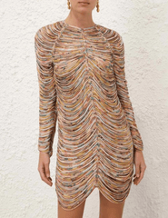 Zimmermann Pavilion Rouleaux Mini Dress