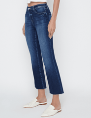 L'Agence Kendra High Rise Crop Flare Jean