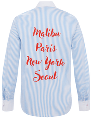 L'Agence Ellery Long Sleeve Button Blouse