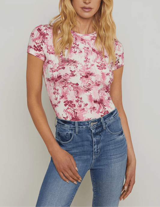 L'Agence Ressi Crew Neck Tee