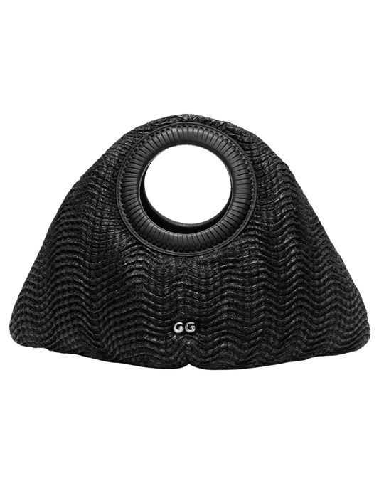 Cult Gaia Thais Top Handle Bag in Black