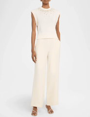 Simkhai Candra Embellished Sweater Vest