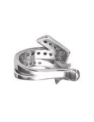 Fleur de Camélia Ariana Single Star Ear Cuff in Silver