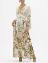 Camilla Flared Sleeve Maxi Dress