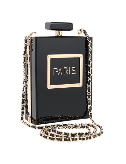 Fleur de Camélia Audrey Parfum Crossbody in Black