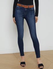 L'AGENCE Marguerite High Rise Jean in Lavelle