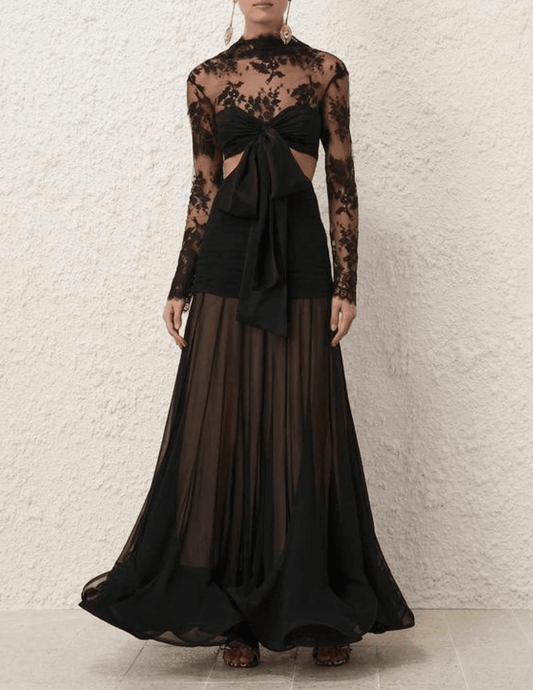 Zimmermann Illustration Flounce Gown