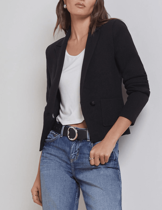 L'Agence Sofia Knit Blazer