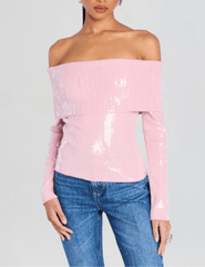 Retrofête Jourdana Sequin Knit Top