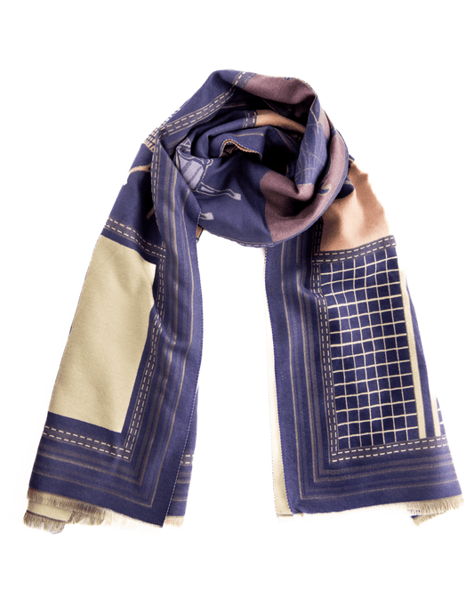 Austin Blaze Equestrian Cashmere Scarf