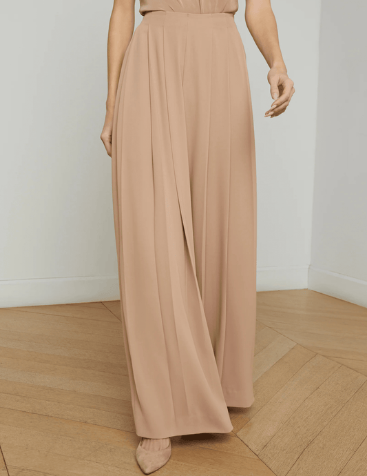 L'Agence Nova Pleated Wide Leg Pant