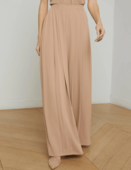 L'Agence Nova Pleated Wide Leg Pant