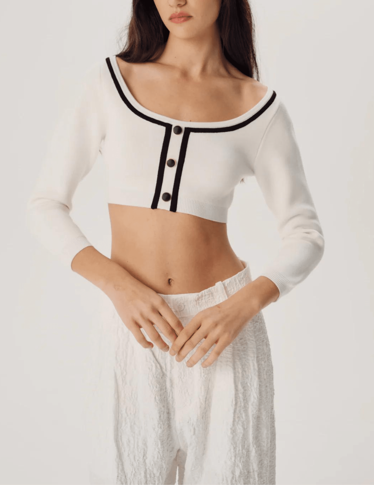 Ronny Kobo Watkins Cropped Knit Cardigan | Steven Dann Ronny Kobo Watkins Cropped Knit Cardigan | Steven Dann