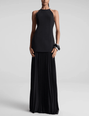 PRE-ORDER-A.L.C. Lana Pleated Maxi Dress