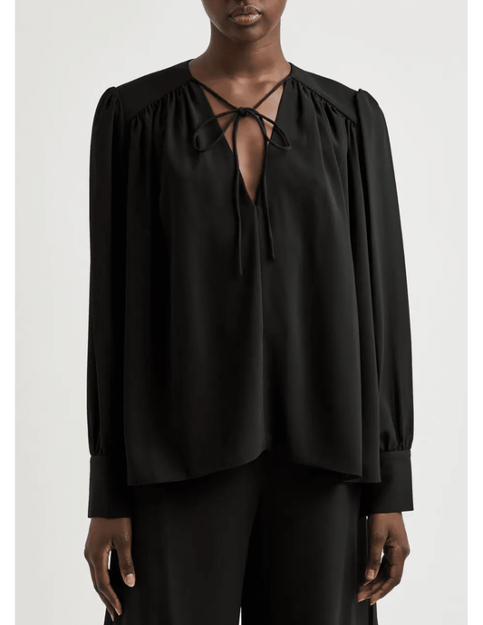 Simkhai Fowler Long Sleeve V-Neck Blouse