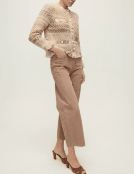 PRE-ORDER-Veronica Beard Sariyah Knit Collarless Jacket