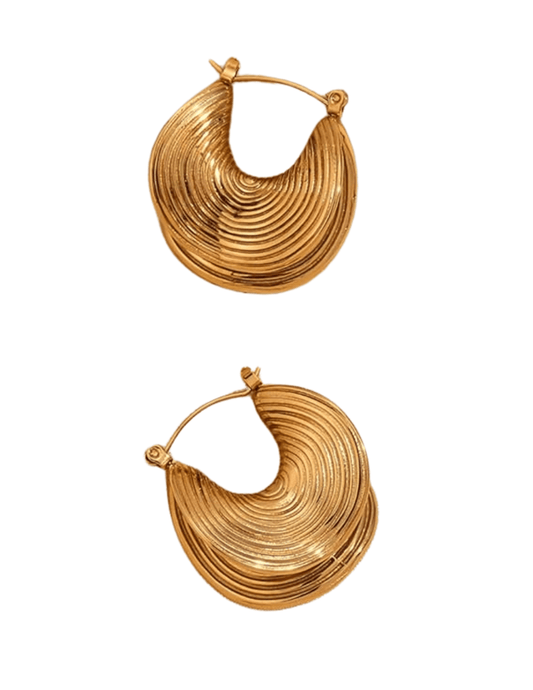 Austin Blaze Sculpted Hoop Earrings