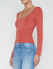 L'Agence Lanetta Scoop Neck Topigan