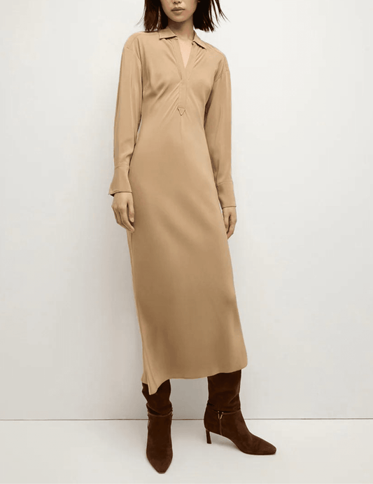 PRE-ORDER-Veronica Beard Liberty Long Sleeve Midi Dress