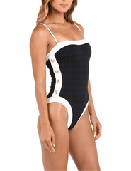 PRE-ORDER- L'Agence Tory Square Neck One Piece Swimsuit