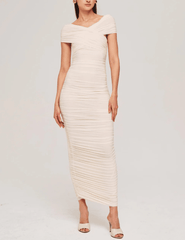 Ronny Kobo Amira Ruched Dress