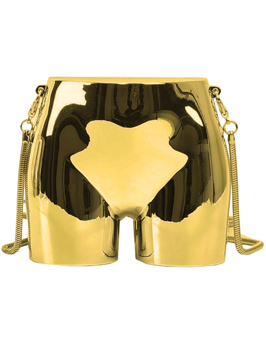 PRE-ORDER-Austin Blaze Jenny Metallic Body Clutch in Gold