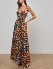 L'Agence - L'AGENCE Sutton Beaded Strap Maxi Dress - Buy Online